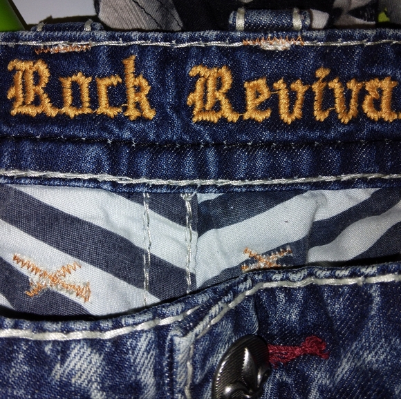 Rock Revival Brett relaxed straight jeans 38 - Picture 7 of 10